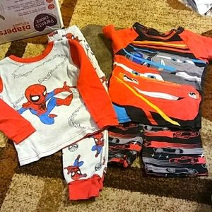 2 pair toddler pajamas